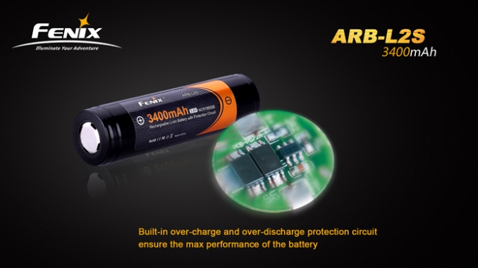 Fenix Kellék Akkumulátor 18650 ARB-L2S (3400mAh)