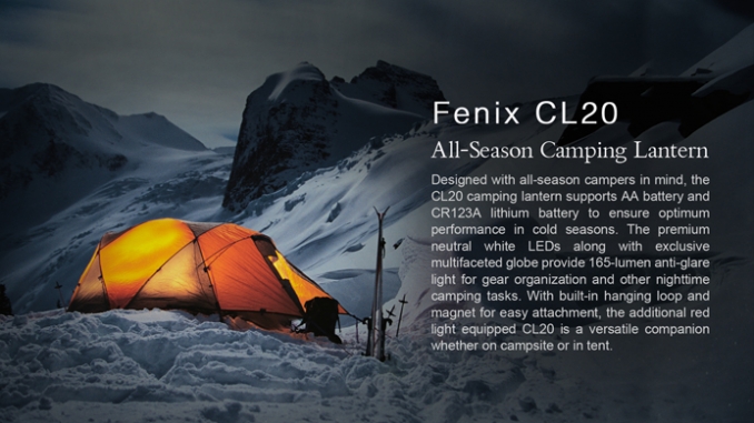 Fenix Flashlight CL20 Olive Green