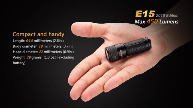 Fenix Flashlight E15 (2016) LED