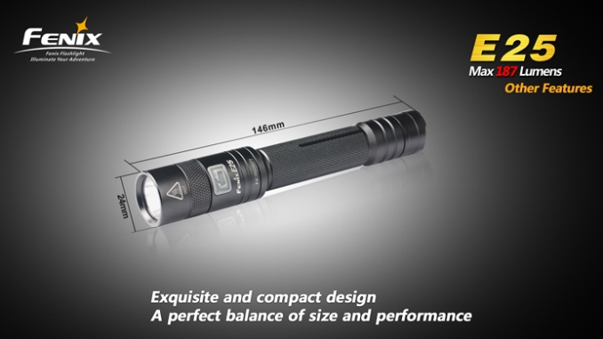 Fenix Flashlight E25 LED