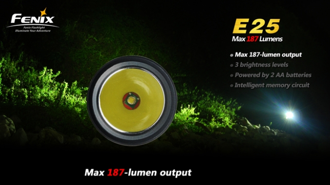 Fenix Flashlight E25 LED