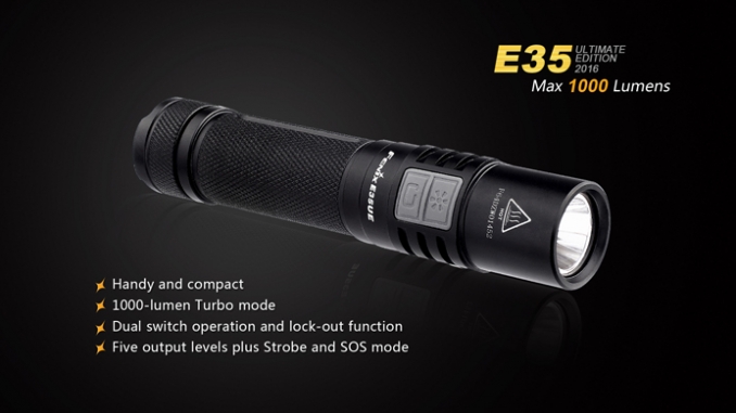 Fenix Flashlight E35 Ultimate Edition 1000lumen LED