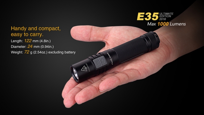 Fenix Flashlight E35 Ultimate Edition 1000lumen LED