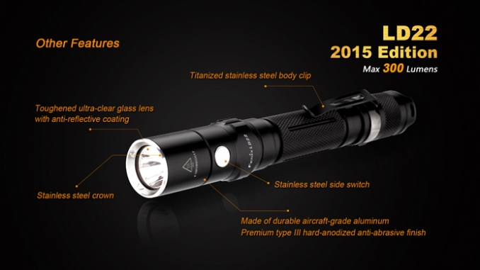 Fenix Flashlight LD22 G2-R5 LED