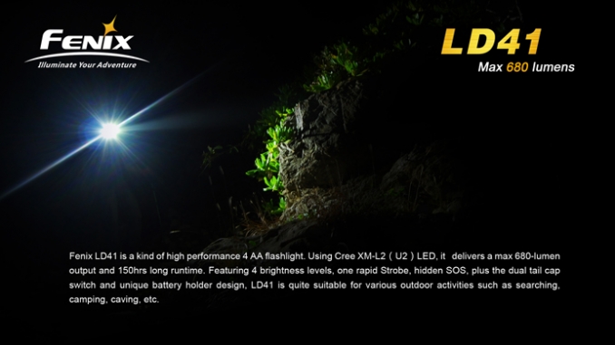 Fenix Elemlámpa LD41 LED