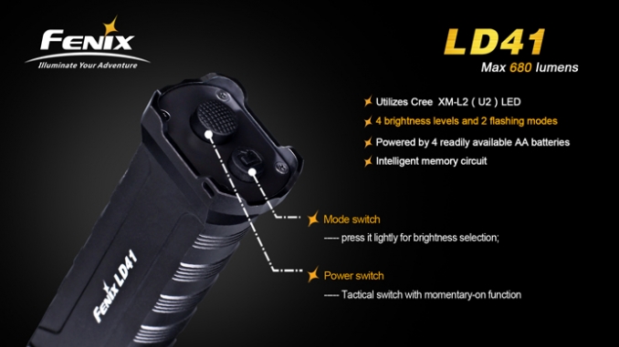 Fenix Flashlight LD41 LED