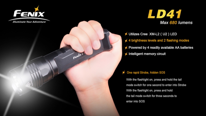 Fenix Flashlight LD41 LED