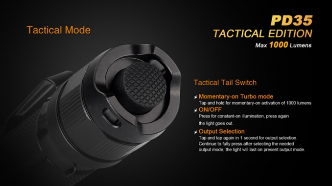 Fenix Flashlight PD35 Tactical LED