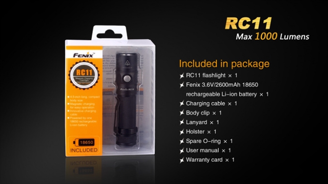 Fenix Flashlight RC11 LED