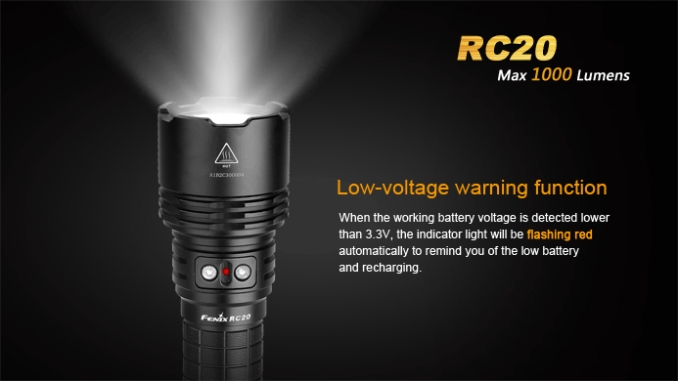 Fenix Flashlight RC20 LED