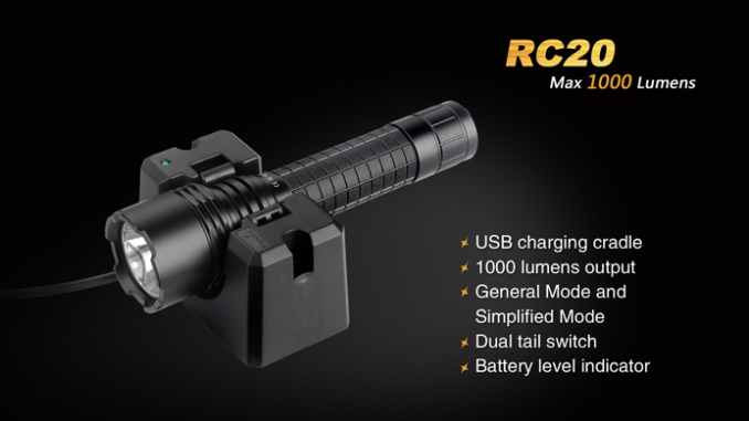 Fenix Flashlight RC20 LED