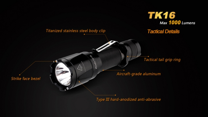 Fenix Flashlight TK16 LED