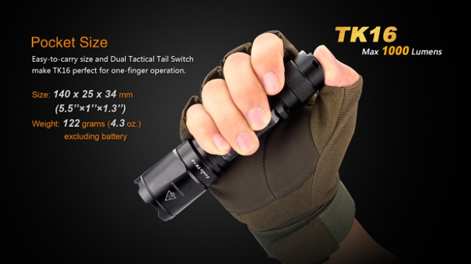 Fenix Flashlight TK16 LED