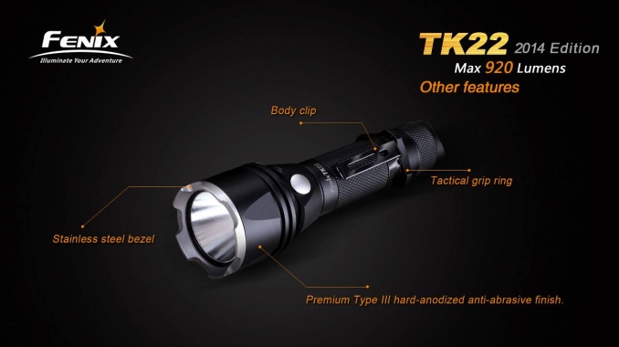 Fenix Flashlight TK22 Ultimate Edition LED