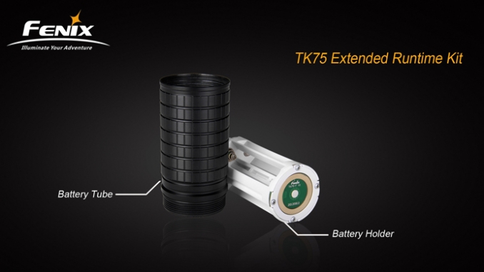 Fenix Flashlight TK75 Extended Runtime Kit