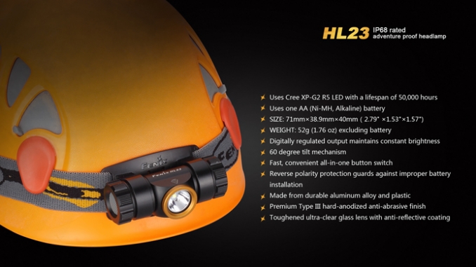 Fenix Headlamp HL23 LED