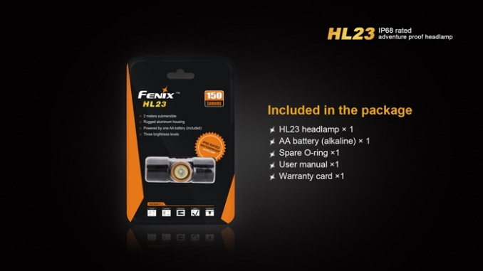 Fenix Headlamp HL23 LED