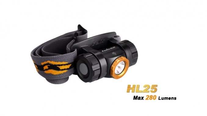 Fenix Fejlámpa HL25 LED Arany