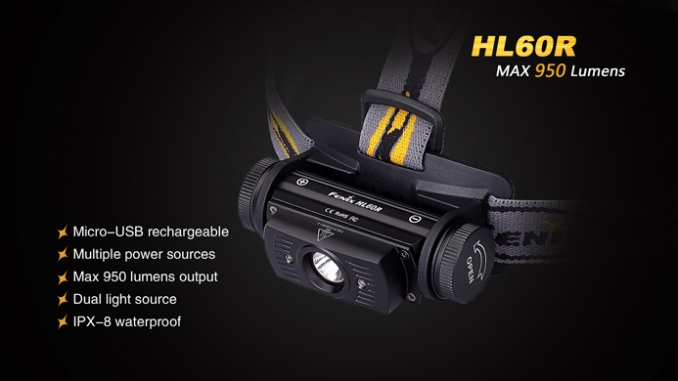 Fenix Headlamp HL60R LED Black