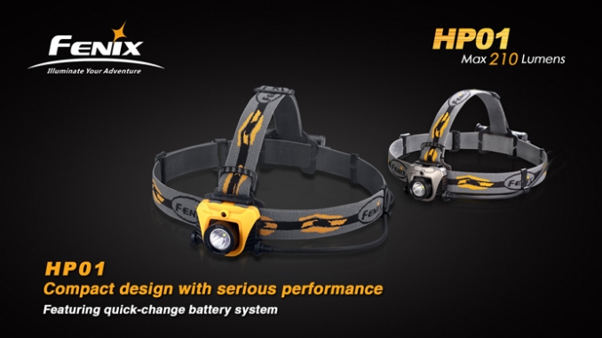 Fenix Headlamp HP01 LED yellow