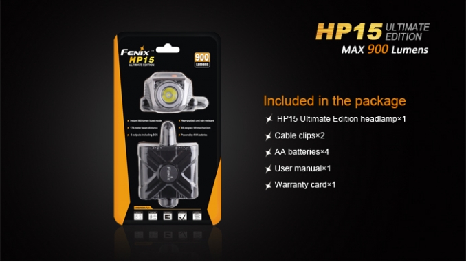 Fenix Headlamp HP15 Ultimate Edition LED