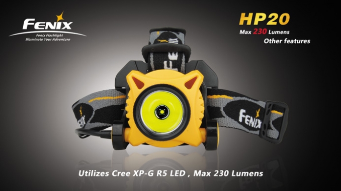 Fenix Fejlámpa HP20