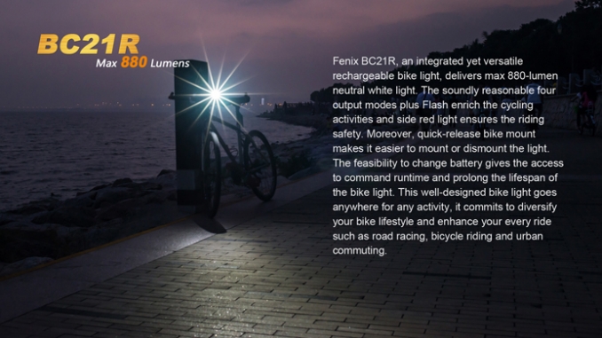 Fenix Bike Light BC21R LED