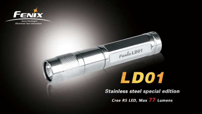 Fenix Stainless Steel Flashlight LD01