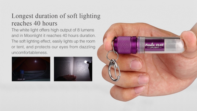 Fenix Light Flashlight CL05 LED Purple