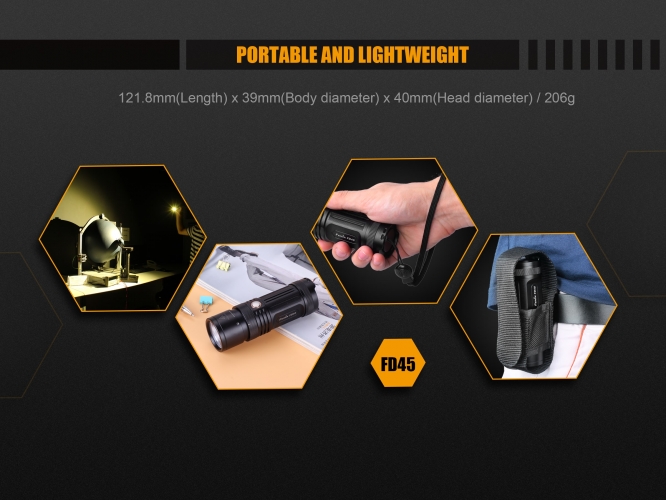 Fenix Light Flashlight FD45 LED