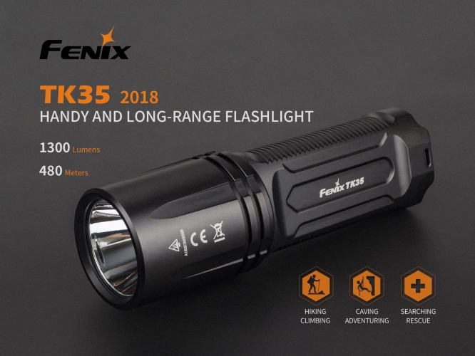 Fenix Light Flashlight TK35 LED 2018