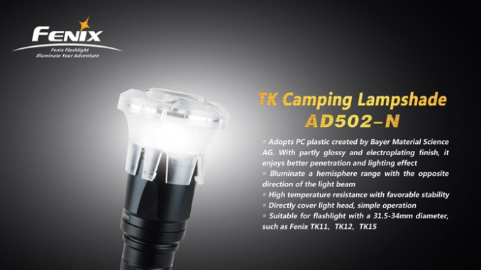 Fenix Accessory AD502-N Camping Diffuser for TK Series