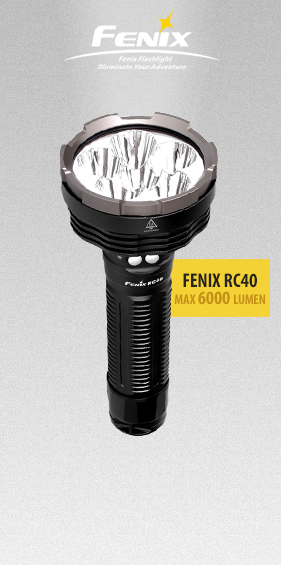 Fenix Light Flashlight RC40 2016 LED