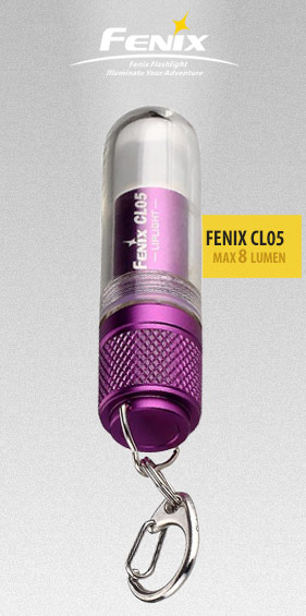 Fenix Light Flashlight CL05 LED Purple