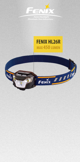 Fenix Light Fejlámpa HL26R LED Fekete